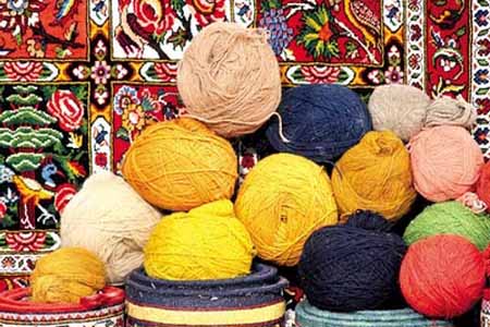 نخ فرش ماشینی و رنگ الیاف فرش