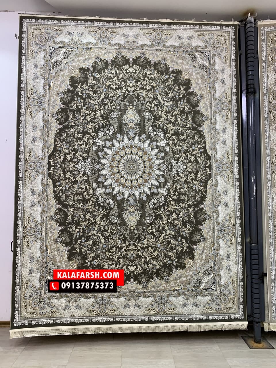 فرش کاشان مدل تبسم 1500 شانه