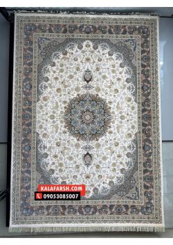 فرش نایین گل برجسته 1200 شانه